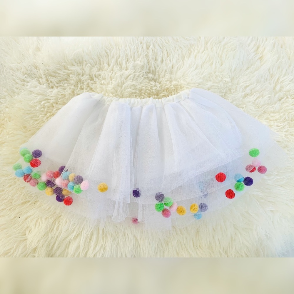NWOT Boutique Pom Pom Tutu